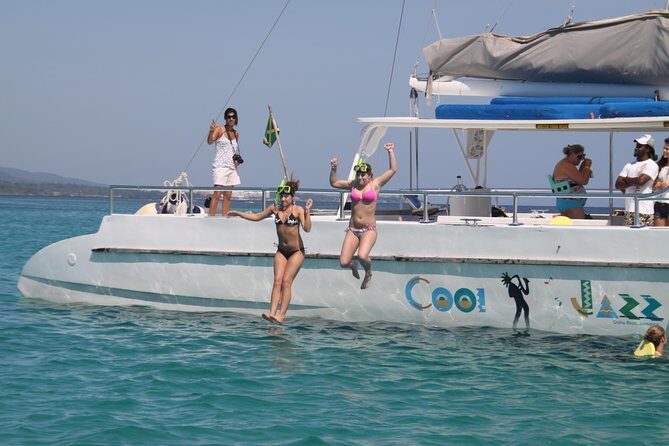 Jamaica Dunn's River Falls Party Cruise with Snorkeling - The Itinerary in Detail