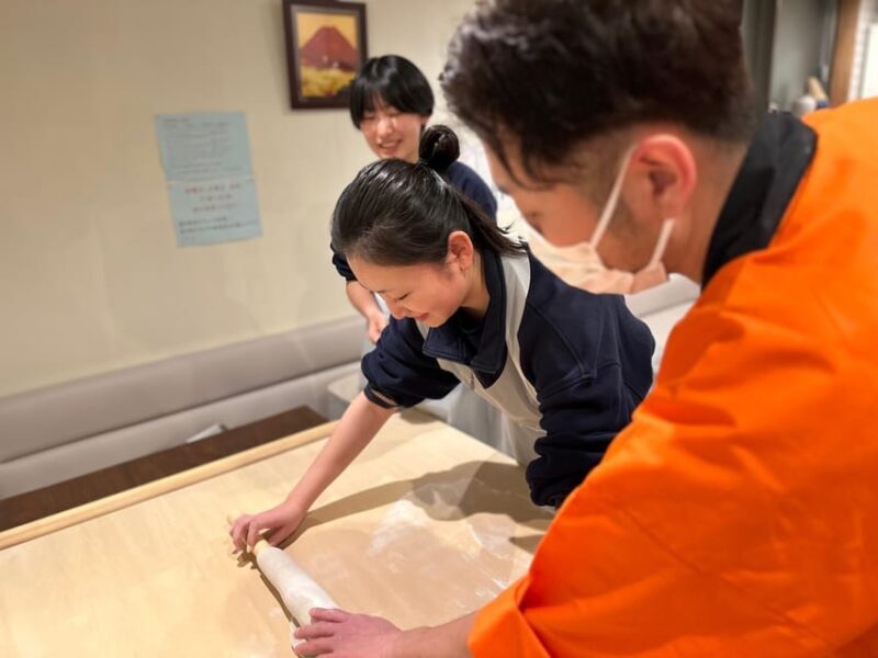 Japanese buckwheat noodle making experience in Sapporo,japan - Key Points