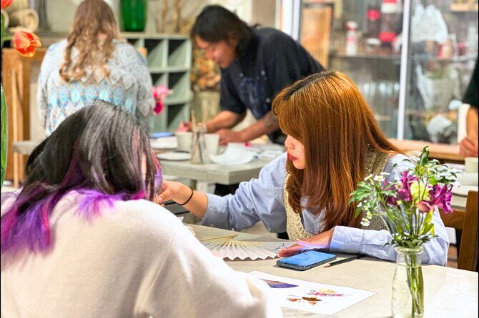 Japanese Fan Painting Workshop ~ in a Tokyo Flower Shop - Accessibility and Practical Details