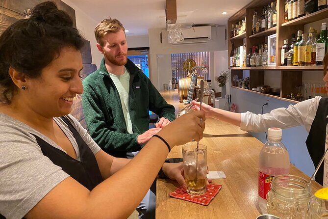 Japanese whiskey tasting; relaxed and educational in the bar - The Practicalities