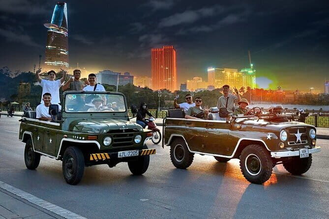 Jeep Tour Saigon By Night : FRESH SEAFOOD, STREET FOOD & SKY BAR - Introduction