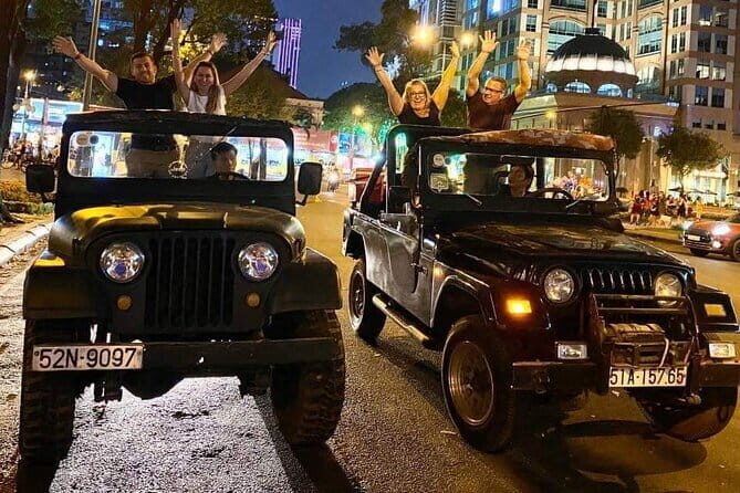 Jeep Tour Saigon By Night : FRESH SEAFOOD, STREET FOOD & SKY BAR - Authenticity and Value