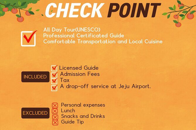 Jeju Island UNESCO Heritage Bus Tour - What to Expect from the Itinerary