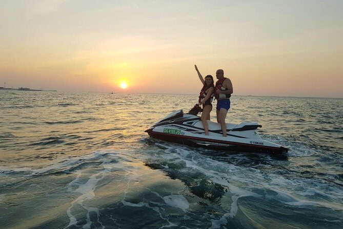 Jet Ski Tour Dubai: La Mer - Burj Al Arab- Atlantis for 1h 30min - The Sum Up
