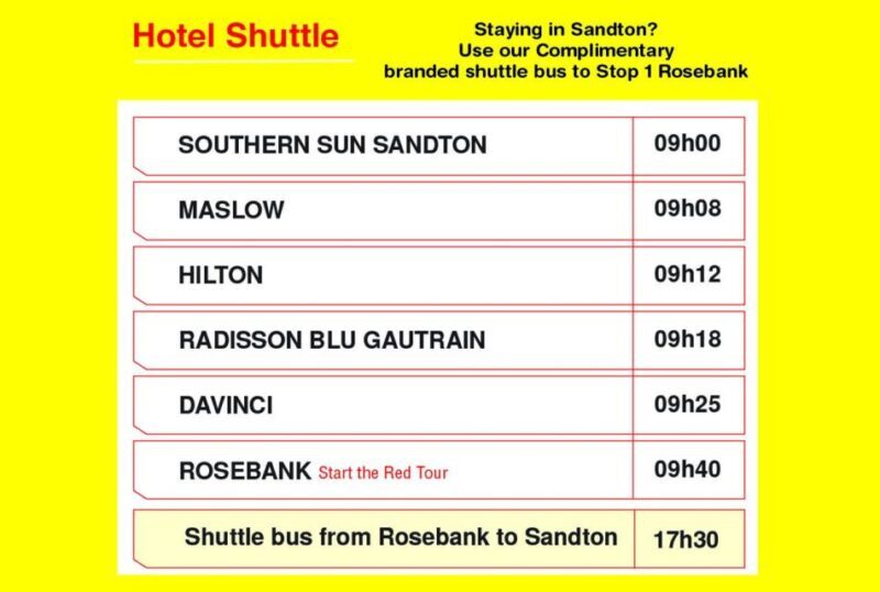 Johannesburg: Hop-On Hop-Off Bus with Optional Soweto Tour - What Travelers Say
