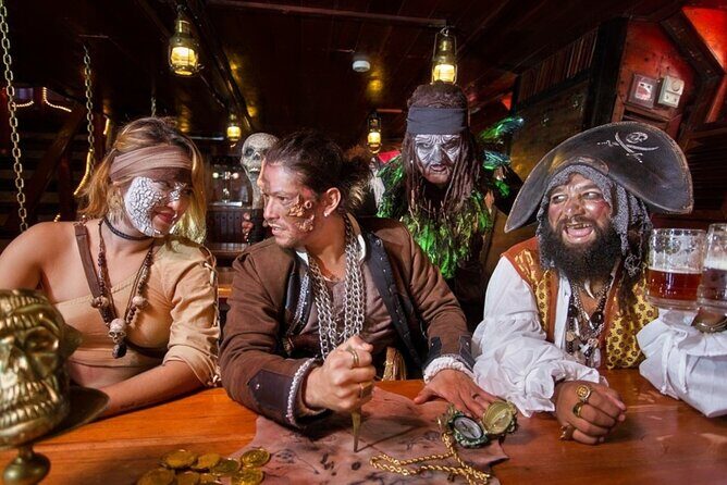 Jolly Roger Pirate Show and Dinner Cruise with Open Bar - The Kids’ Treasure Hunt and Face Painting