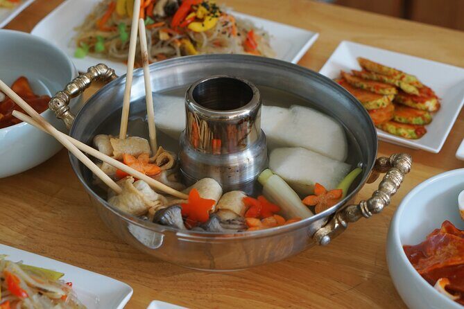K-food cooking Japchae Mandu Tteokbokki & Fishcake - A Close Look at the Experience