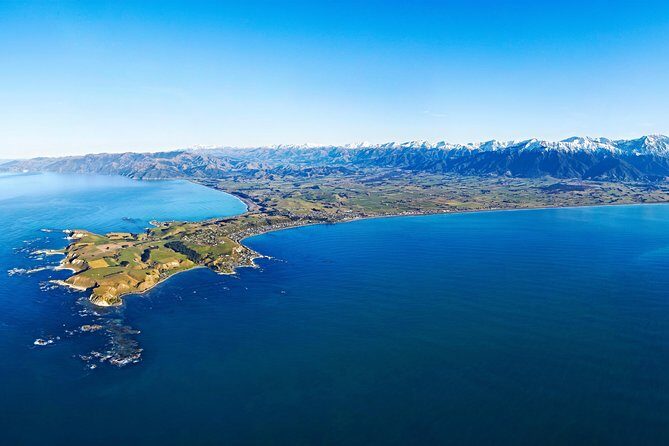 Kaikoura Helicopters Classic Whale Watch - Starting Point and Flight Overview