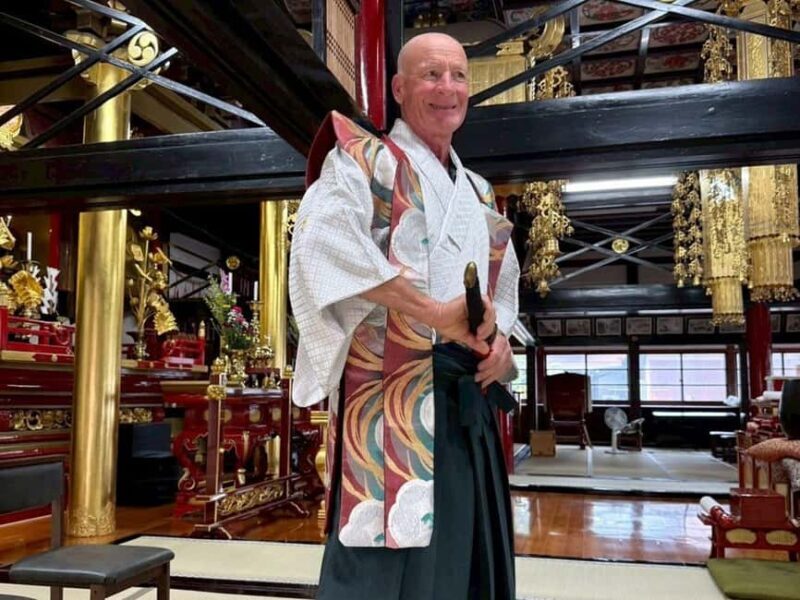 Kanazawa: Samurai Swordsmanship Lesson at a rented temple - The Value for Money