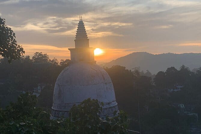 Kandy City Tour With Modern Tuk Tuk - Overlooking Kandy from the Bahirawakanda Buddha Statue
