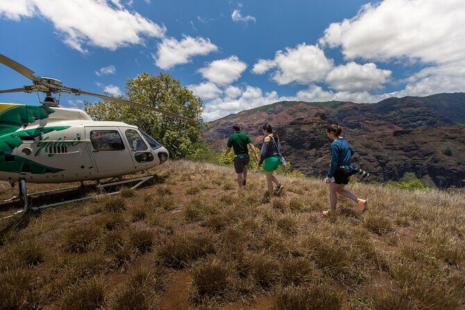 Kauai' Exclusive Helicopter Tour: Land & Explore Olokele Canyon - An In-Depth Look at the Tour Experience