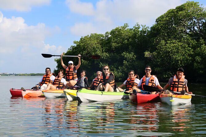 Kayak Activity in Nichupte Lagoon opt. Roundtrip transportation - A Gentle Paddle in Cancun’s Mangroves: A Review of the Nichupte Lagoon Sunset Kayak Tour