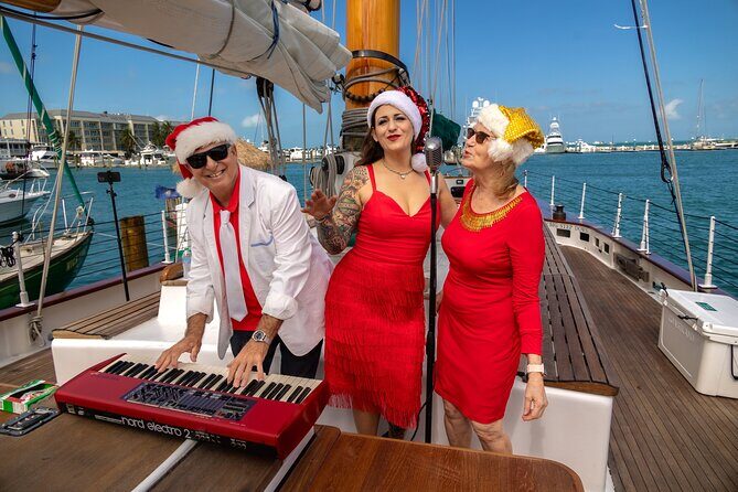 Key West Christmas Cruise with Live Band and Drinks - Key Points