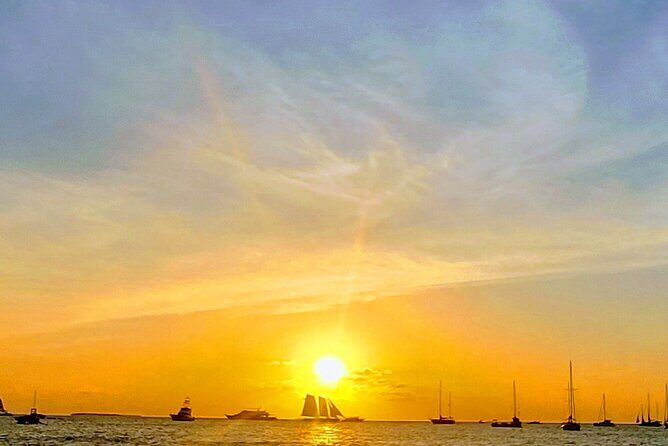 Key West: Private Sunset Cruise on an Authentic Tiki Bar Boat - Key Points