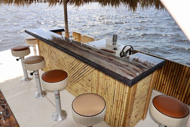 Key West Tiki Bar Boat Cruise to Popular Sand Bar - Key Points