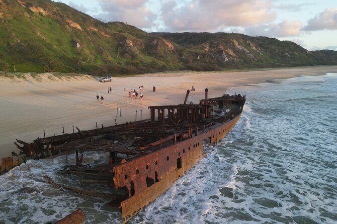 K'gari (Fraser Island) Small Group Day Tour - From Rainbow Beach - The Iconic Maheno Shipwreck