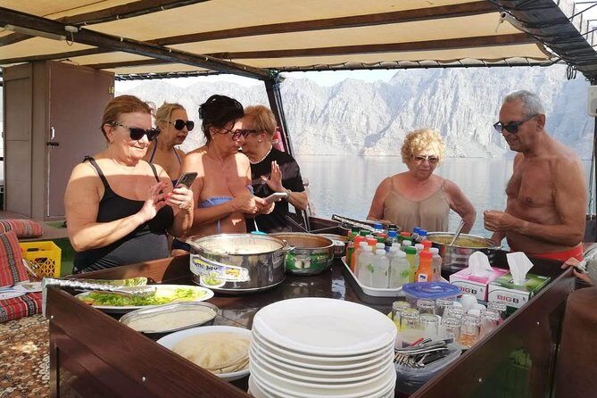 Khasab Dhow Cruise Full day, Buffet Lunch on Board, swimming - FAQ