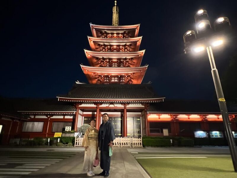 Kimono and Japanese food at Asakusa Night - A Closer Look at the Experience