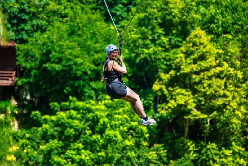 Ko Pha Ngan: Sky-High Zipline & Wang Sai Waterfall Views - Key Points