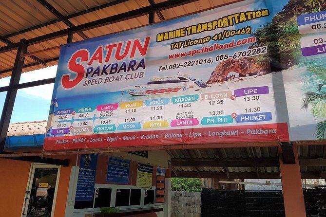 Koh Lipe to Koh Lanta by Satun Pakbara Speed Boat in High Season - FAQ
