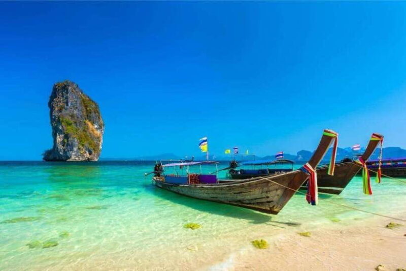 Krabi: 4 Islands Longtail Boat Tour with Lunch - Key Points