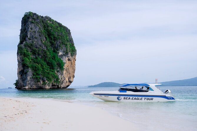 Krabi 4 Islands Speedboat Tour Snorkeling and Beach Lunch - Transportation and Group Size