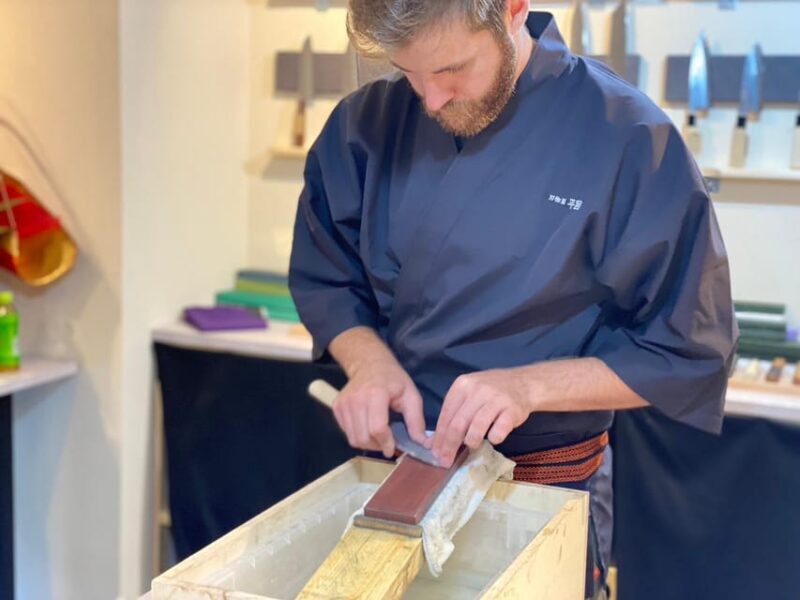 Kyoto: Beginner Knife Sharpening & Handle Fitting Workshop - The full itinerary