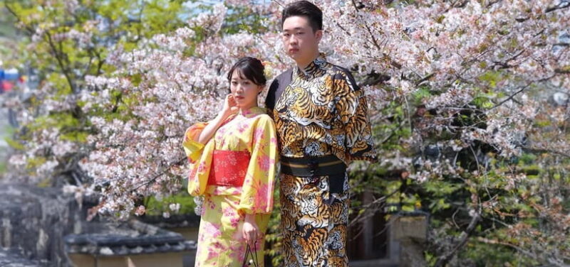Kyoto Kimono Rental mimosa Kimono/Yukata Rental Couple Plan - The Sum Up