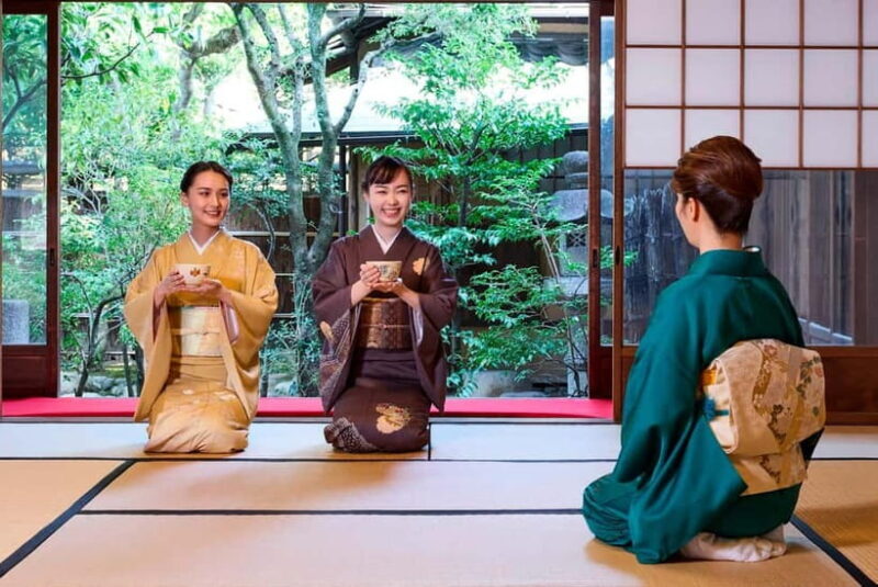 Kyoto: Kimono Tea Ceremony with Matcha and Sweet - Key Points