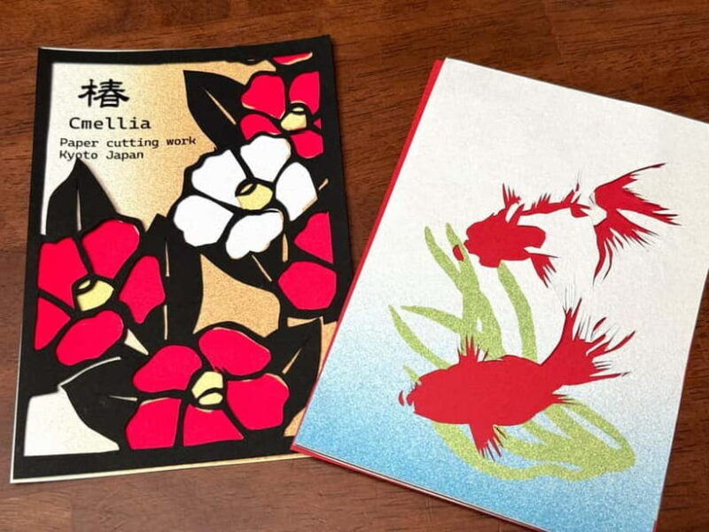 Kyoto: Kirie Paper Cutting Workshop - Authentic Experiences in a Short Time