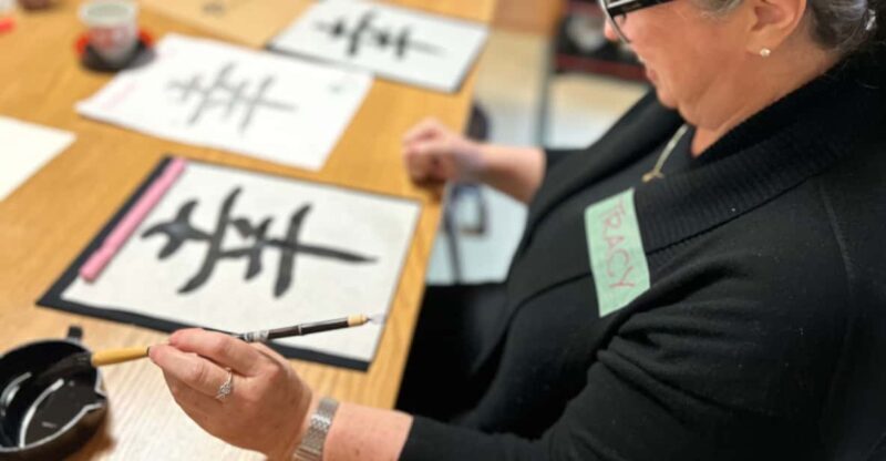 Kyoto: Local Home Visit and Japanese Calligraphy Class - The Calligraphy Class in Detail