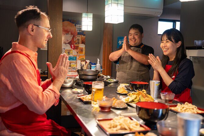Kyoto Udon and Tempura Cooking Class with Professional Chefs - Key Points
