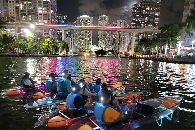 L.E.D. Light Kayak Miami City Lights - Who Will Love This Tour