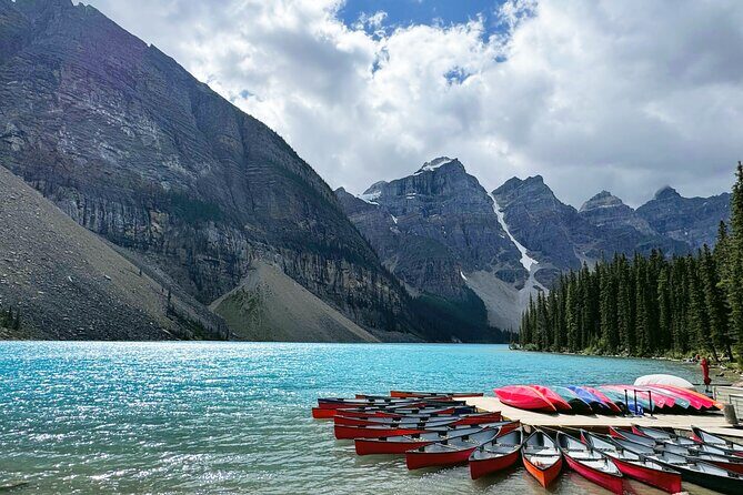 Lake Louise Moraine Emerald Lake Johnston Canyon Banff Yoho Tour - Key Points
