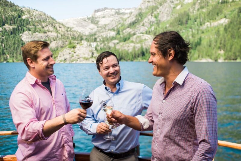 Lake Tahoe: Emerald Bay Sunset Wine Tasting Yacht Cruise - The Sunset and Scenic Views