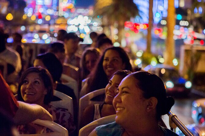 Las Vegas: After Dark Night Tour by Open-top Bus with Free Drink - What to Expect from the Las Vegas After Dark Bus Tour