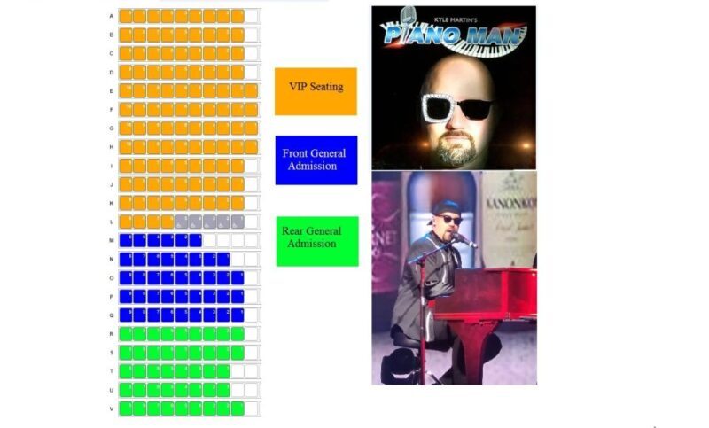 Las Vegas: Piano Man by Kyle Martin Live Show Tickets - Practical Tips for Visitors