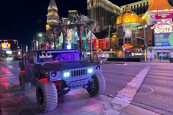 Las Vegas Strip Adventure: Sightseeing Tour in a Military Hummer - The Itinerary in Detail