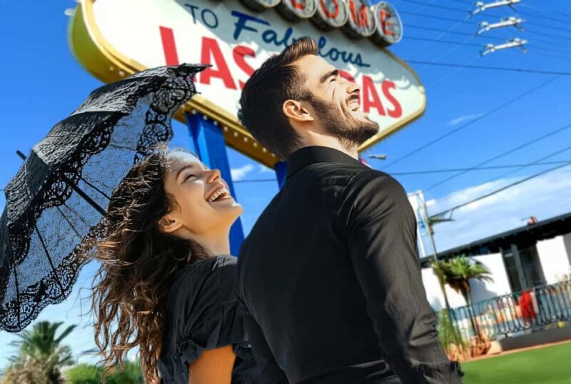 Las Vegas: Traditional or Theme Vegas Sign Wedding/Renewal - An In-Depth Look at the Gothic Vegas Sign Wedding/Renewal