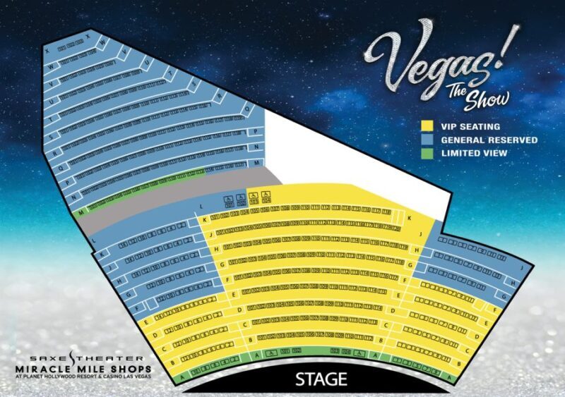 Las Vegas: Vegas! The Show Ticket - Key Points