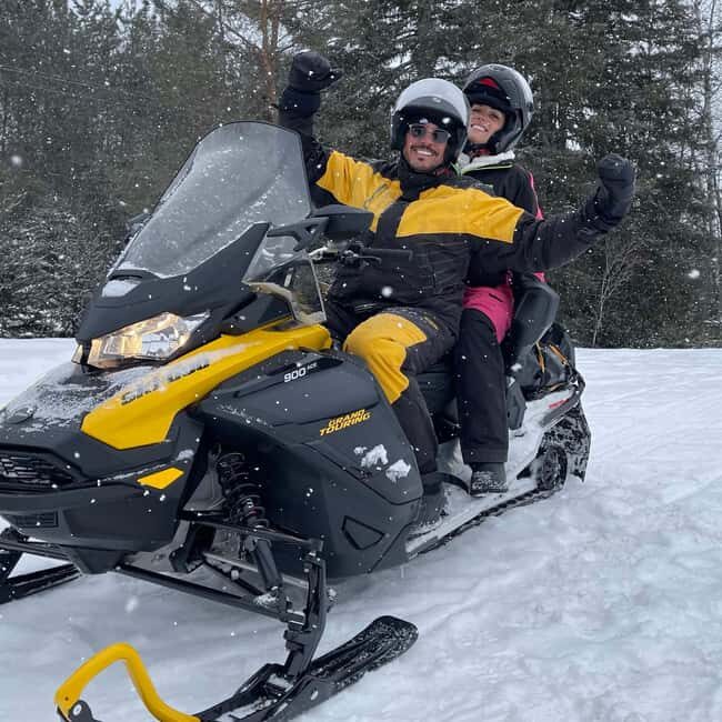 Laurentians: Snowmobile Guided Tour - Key Points