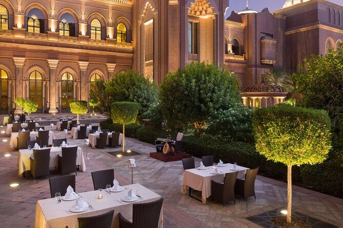 Lebanese Terrace and Emirates Palace with Transfer and Lunch - The Food: Authentic Flavors in a Luxurious Setting