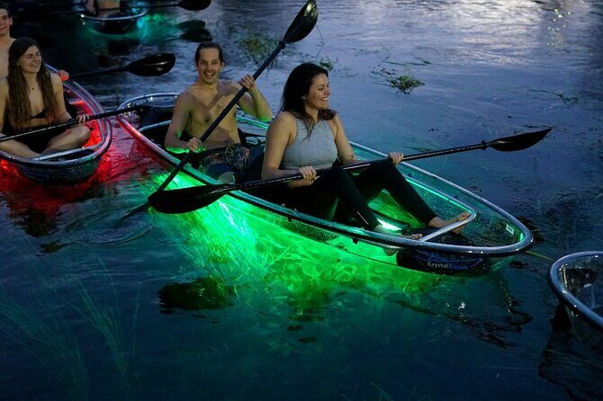 LED Glow in the Dark Clear Kayak or Clear Paddleboard in Paradise - An In-Depth Look at the Tour Experience