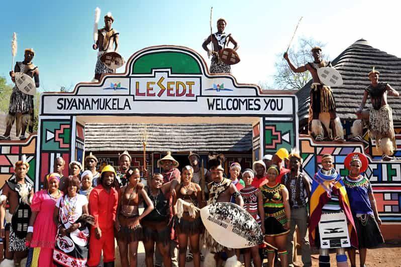 Lesedi Cultural Village with lunch or dinner cultural food - Key Points