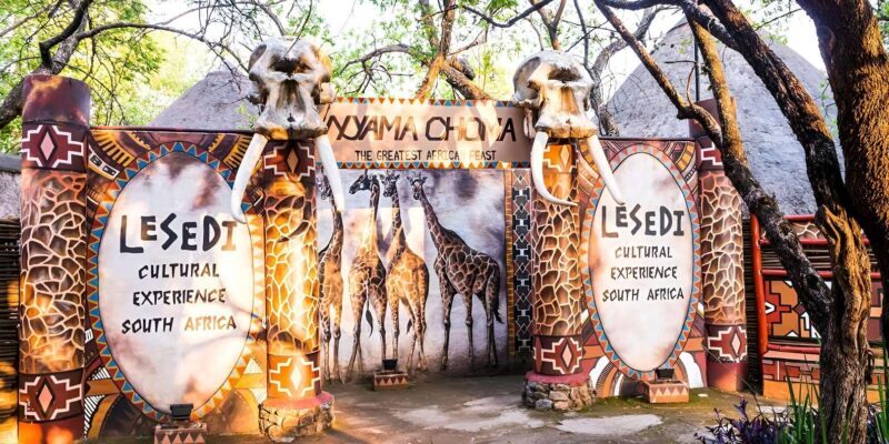 Lesedi Cultural Village with lunch or dinner cultural food - The Sum Up