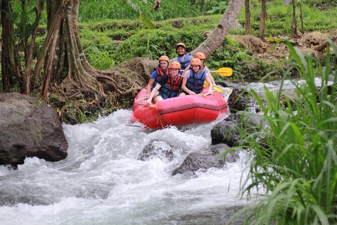 (Less Stairs) Bali Telaga Waja Rafting & Zipline -Lunch, Transfer - Key Points