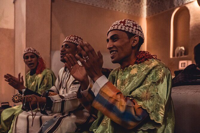 Live Gnawa Show at Ambre Epices, Full Course Dinner & a Surprise - Live Gnawa Show at Ambre Epices, Full Course Dinner & a Surprise — An Authentic Moroccan Night