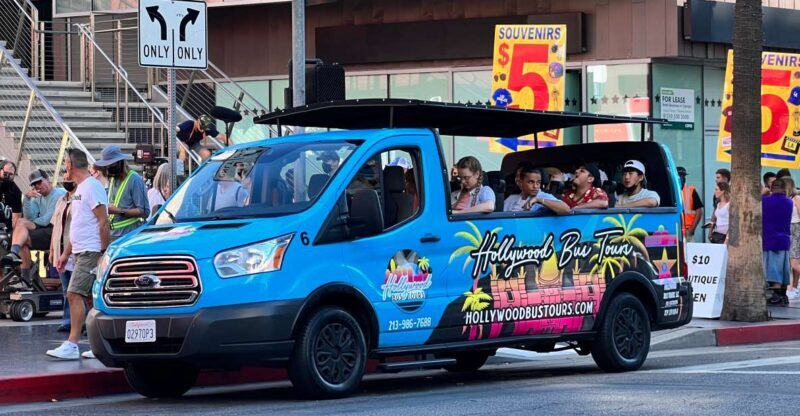 Los Angeles: Celebrity Homes and Hollywood Open-Air Bus Tour - Itinerary Breakdown