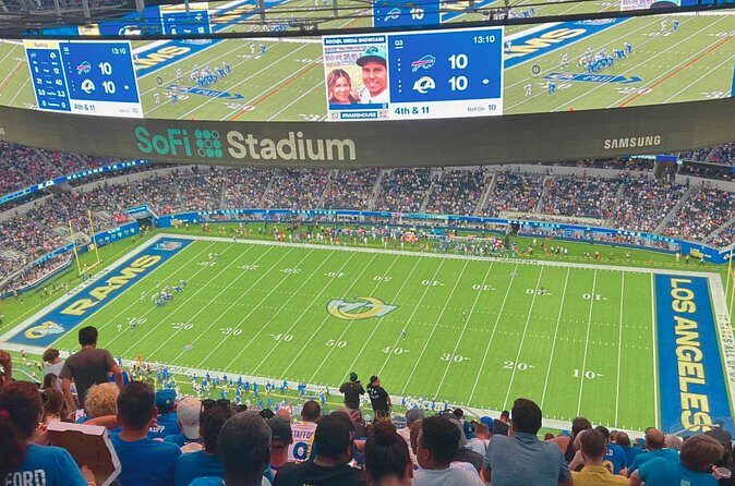Los Angeles Rams Football Game Ticket at SoFi Stadium - The Experience of Watching the Rams