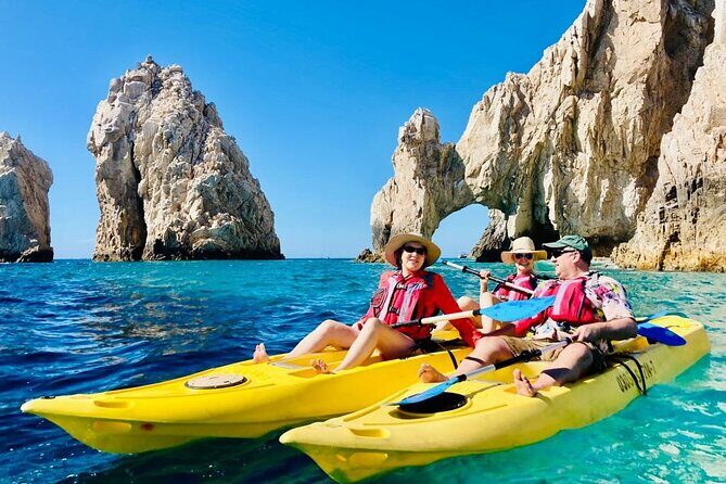 Los Cabos Arch and Playa del Amor Tour by Glass Bottom Kayak - The Itinerary in Detail